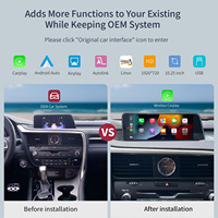 AUTOABC Écran tactile IPS HD 10,25 pouces Linux Lexus RX 2013-2021 CarPlay sans fil Android Auto USB Head Unit Garantie 1 an