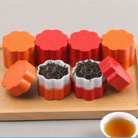 À la mode pratique en forme de fleur Mini boîtes en métal universel scellé fer peut stockage pour thé et bonbons petit et portable