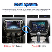 Autoradio Android, lecteur multimédia DVD, Navigation GPS, Auto, CarPlay, 2010 go, pour Chevrolet Camaro 2011, 2012, 2013, 2014, 2015, 128