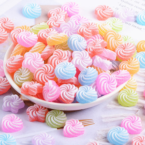 เรซิ่นขนมหวานรูปดาวแบบ DIY สำหรับเด็ก,เครื่องรางทำจากเรซิ่นด้านหลังเรียบสำหรับฟิลเลอร์น้ำเมือกพวงกุญแจทำผมสำหรับตกแต่งงานฝีมือ - Product Image 1