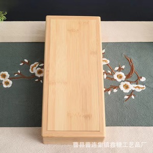 Caja de Madera de Bambú Rectangular de 8mm de Grosor, Hecha a Mano, para Joyería, Relojes, Gafas, Almacenamiento, Uso General, Pedido Personalizado - Product Image 3