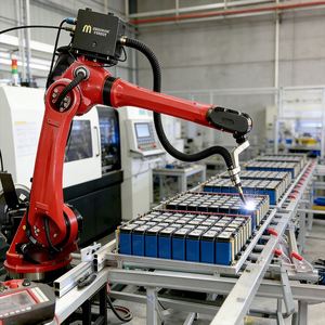 Brazo Robótico de Soldadura Automática de Alta Velocidad, Motor Multivoltaje, Protección IP54, Longitud del Brazo de 1500 mm, Capacidad de Carga de 20 kg, para la Industria Automotriz - Product Image 1
