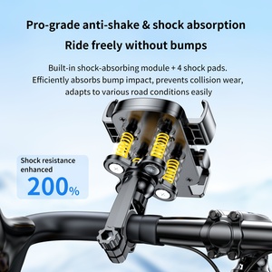 <span class=keywords><strong>Soporte</strong></span> Universal <span class=keywords><strong>para</strong></span> Teléfono Inteligente con Logotipo Personalizado, Absorción de Impactos, 360°, Impermeable y Flexible, <span class=keywords><strong>para</strong></span> Manillar de Motocicleta y Bicicleta - Product Image 2