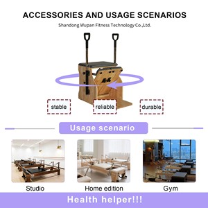 Máquina de Pilates Multifuncional Oak Wunda Chair con Pedal, Portátil, Ajustable, Equipo de Entrenamiento para el Hogar y el Estudio - Product Image 5