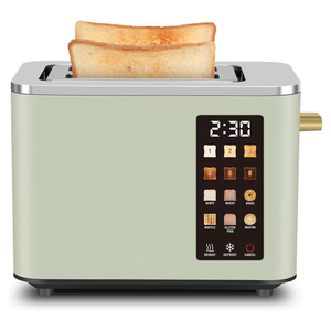 <span class=keywords><strong>Grille</strong></span>-<span class=keywords><strong>pain</strong></span> multifonction <span class=keywords><strong>vert</strong></span> menthe 2 tranches - 8 niveaux de brunissement, fentes larges, pour 1 à 2 personnes, petit-<span class=keywords><strong>d</strong></span>éjeuner à la maison, <span class=keywords><strong>pain</strong></span> grillé - Product Image 4