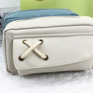 Boîte à crayons en toile de coton élégante avec anse en corde, idéale pour le rangement de fournitures scolaires tendance des adolescents - Meilleure vente - Product Image 2