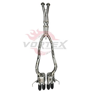 Vortex 304สแตนเลสสตีลรถ catback Exhaust Chevrolet Corvette C7 V8 6.2L 2014-2019กระจกขัดเงา1.5มม. - Product Image 1