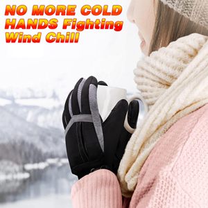 Gants chauffants USB Pertemba pour femmes, compatibles écran tactile, imperméables, en coton/spandex, détection de la sensibilité tactile, longueur poignet, pour <span class=keywords><strong>Raynaud</strong></span> et arthrite - Product Image 6