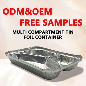 Food-grade rectangular aluminum foil baking <b>pan</b> with <b>lid</b> disposable box suitable for camping and outdoor cooking - Product Image 3