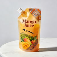 Impression personnalisée de sachets de boisson avec bec verseur de 100 ml, 250 ml, 500 ml, emballage spécial en forme de liquide pour jus, gelée, boisson