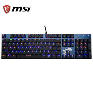 Livolo-clavier de jeu mécanique MSI vector <span class=keywords><strong>GK50</strong></span>, avec interrupteurs rouge, bleu, noir, marron et lumière RGB - Product Image 2