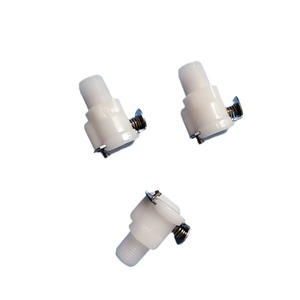 ข้อต่อเร็วแบบเกลียวตัวเมีย JUMEDTEC รุ่น M ซีรีส์ 1/8 BSPT พร้อมวาล์วหยุด วัสดุ POM พลาสติก สำหรับเชื่อมต่อของเหลว - Product Image 1