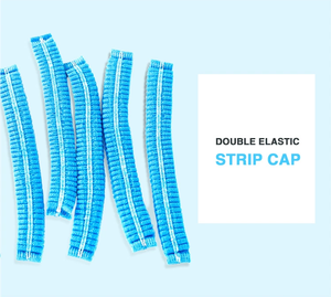 Chapeau de protection jetable non tissé pour soins personnels, type bonnet bouffant, avec clip, similaire à l'icône personnalisée - Product Image 5