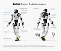 Robot humanoïde avancé CBYD, étanche IP66, en alliage d'aluminium, 6 axes, 25-30 DOF, interaction IA humaine, SLAM 3D, éducation STEM