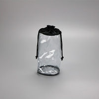 Sac d'emballage EVA transparent imprimé en couleur, sac fourre-tout promotionnel en PVC, fond carré, sac d'emballage à fermeture éclair, trousse à crayons scolaire