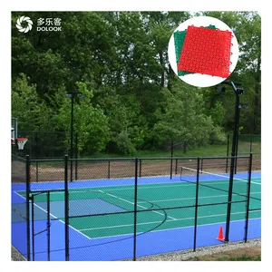 Mattonelle ad incastro per campi da Tennis mobili impermeabili in plastica Pp ad alta resistenza