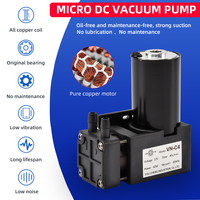 Pompe à air micro sans balais VN-C4 12V/24V 42W 40L/min DC, mini-tête de pompe à vide pour applications industrielles – Meilleures ventes