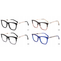 BONA Monture de Lunettes Optiques Rectangulaires en Acétate, Plusieurs Spécifications, Nouvelle Collection, pour Verres de Myopie