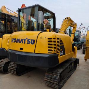 Mini-excavatrice Komatsu d'occasion de 5,6 tonnes d'origine japonaise, excavatrice d'occasion Komatsu PC 56 en bon état - Product Image 3