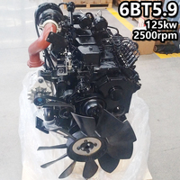 Moteur diesel 6 cylindres 4 temps Cumins neuf d'origine pour camion commercial 6BT 5.9L avec pompe et moteur certifié ISO 9001