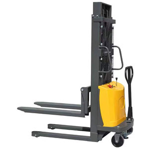 Nouveau transpalette semi-électrique à moteur en acier, chariot élévateur à fourches, gerbeur à palettes, capacités de 1 tonne et 2 tonnes - Product Image 3