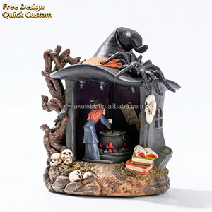 Decoración <span class=keywords><strong>para</strong></span> Fiesta <span class=keywords><strong>de</strong></span> Halloween, Caldero <span class=keywords><strong>de</strong></span> Bruja, Figura <span class=keywords><strong>de</strong></span> Resina, Adorno Espeluznante <span class=keywords><strong>para</strong></span> Casa Embrujada, Bar y Escritorio - Product Image 3