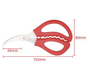 Ciseaux multifonctionnels en acier inoxydable Ciseaux de cuisine pour poissons, crevettes et homards - Product Image 2