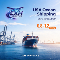 Transitaire maritime DDP LXH USA pour adresses privées et livraison mixte FBA