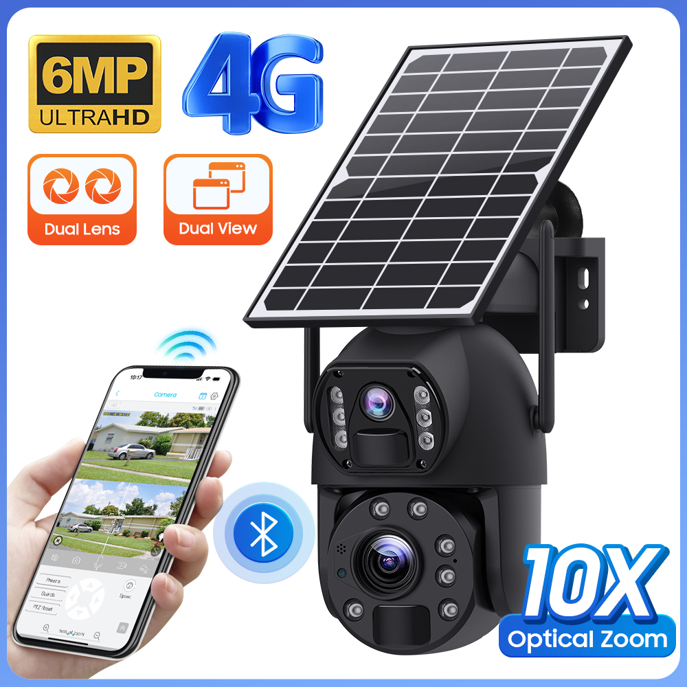 Solar Mobile Seeker 6.3インチ 本体 Ubox 4G Dual Lens Solar Camera - Night Vision & Motion Detection