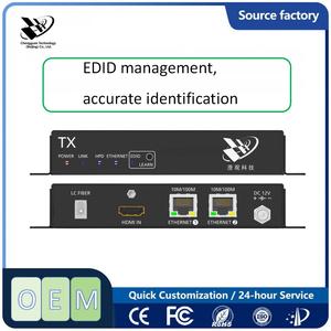 CGT 4K per Estensore di Fibra Ottica 100M <span class=keywords><strong>Ethernet</strong></span> 20KM Trasmissione a Lunga Distanza Non Compressa Ricetrasmettitore in Fibra Ottica con Alloggiamento in Metallo per Esterni - Product Image 5