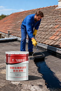 Revestimientos Impermeabilizantes de Asfalto de Caucho No Curado, Materiales Impermeabilizantes para Sellar Sótanos, Cimentaciones y Techos - Product Image 2