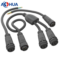 Connecteur de driver LED étanche pour extérieur, personnalisé OEM/ODM, 2 ou 3 broches, faisceau de câblage DIY