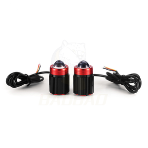 Miniluces LED de conducción para coche y motocicleta, luz blanca ámbar, doble/intermitente, 45W, proyector de lentes - Product Image 6