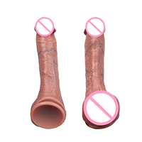 Dildo Realista para Masturbación Femenina, 16CM, Silicona Líquida, Impermeable, Ecológico, Juguete Sexual Manual, OEM, ODM, Venta al Por Mayor