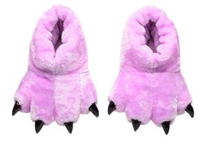 Прямая Продажа с фабрики, Лидер продаж, милые дизайнерские плюшевые тапочки с животными различных цветов, мягкая зимняя теплая Домашняя обувь для детей, подарок для взрослых - Product Image 2