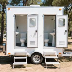 Baños de Lujo para Campamentos 2025, Inodoros Portátiles para Exteriores, Baños Móviles para Eventos con Ducha - Product Image 3