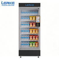 Máquina Expendedora LERKE de Alta Calidad para Bebidas y Aperitivos, Uso Comercial, con Pantalla Táctil de 10.1 Pulgadas y Gestión Basada en la Nube con SDK