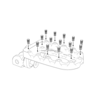 Accesorios para Motocicleta, Pedal de Freno Trasero para Kawasaki KLR650, Extensión Ampliada, KLX650, KLX650R, KLR, KLX 650, 650R