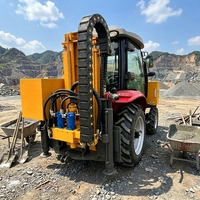 Foreuse de puits d'eau portable montée sur tracteur de 200 m pour les fermes rurales africaines