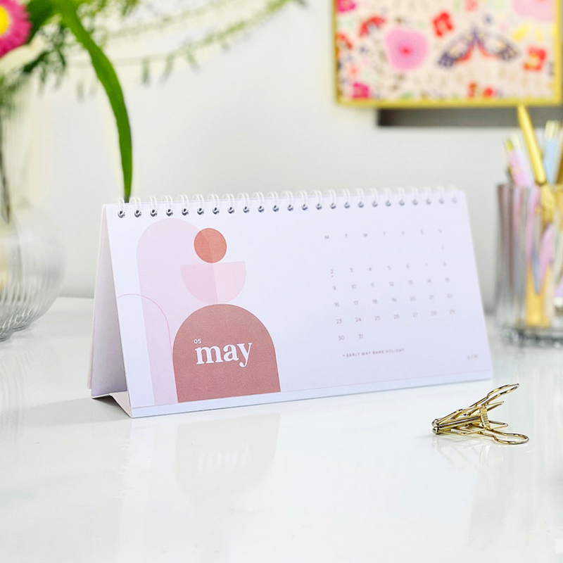 Оптовая продажа, детский календарь для стола 365 дней с принтом на заказ