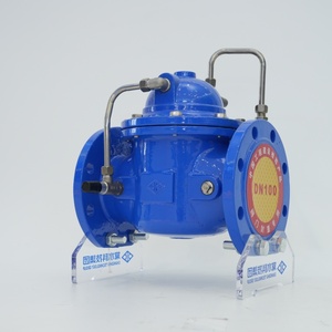 <span class=keywords><strong>Clapet</strong></span> <span class=keywords><strong>de</strong></span> <span class=keywords><strong>sécurité</strong></span> à fermeture lente à bride en fonte ductile C & S 300X-16Q Contrôle hydraulique empêchant le refoulement <span class=keywords><strong>de</strong></span> l'eau Température moyenne - Product Image 4