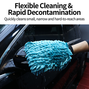 Échantillons Gratuits – Gants de Lavage Auto en Microfibre Chenille Personnalisables avec Logo et Couleur, Grande Taille, Crée une <span class=keywords><strong>Mousse</strong></span> Abondante, Nettoyage Facile - Product Image 3