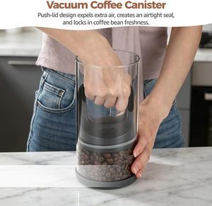 <b>Large</b> Glass Kitchen Food Storage Airtight Vacuum <b>Jars</b> Bottle Canister - Product Image 3