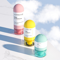 Flacon pulvérisateur sans air de haute qualité personnalisé de 15 ml, 30 ml, 50 ml, vide, en PP et ABS, pour emballages cosmétiques et soins de la peau