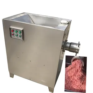 Picadora de carne congelada alemana Maquinaria de procesamiento de carne industrial Picadora de carne congelada con huesos