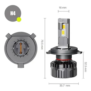 High Quality 12v LED Automobile Headlight H4 Lamp Bulb Auto Parts For Land Cruiser 100 Model