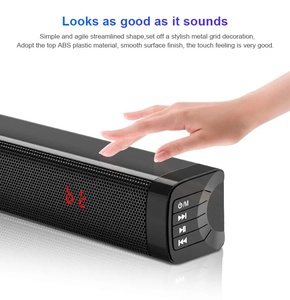 Audmic Chất lượng cao <span class=keywords><strong>2.0CH</strong></span> <span class=keywords><strong>Bluetooth</strong></span> thanh âm thanh có dây loa siêu trầm với màn hình LED và điều khiển từ xa cho nhà TV và loa HDMI - Product Image 6