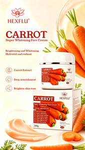 Crème Visage Carotte HEXFLU 200g <span class=keywords><strong>la</strong></span> Plus Vendue – Super Éclaircissante, Hydratante, Lissante, Raffermissante, <span class=keywords><strong>Anti</strong></span>-Rides et <span class=keywords><strong>Anti</strong></span>-Âge pour le Visage - Product Image 3