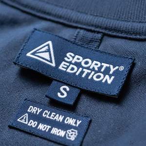 Gran oferta de Etiquetas tejidas personalizadas para ropa, logotipo de satén, etiqueta para ropa, etiqueta tejida con cuello plegable de extremo personalizado - Product Image 3