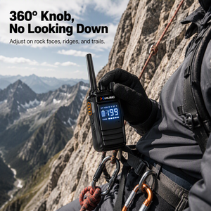XUNLIBAO Long Distance Walkie Talkie 199CH 360&deg; <strong>Knob</strong> Type-C Noise Cancelling VHF UHF Optional for Hiking Patrol Field Operations - Product Image 2